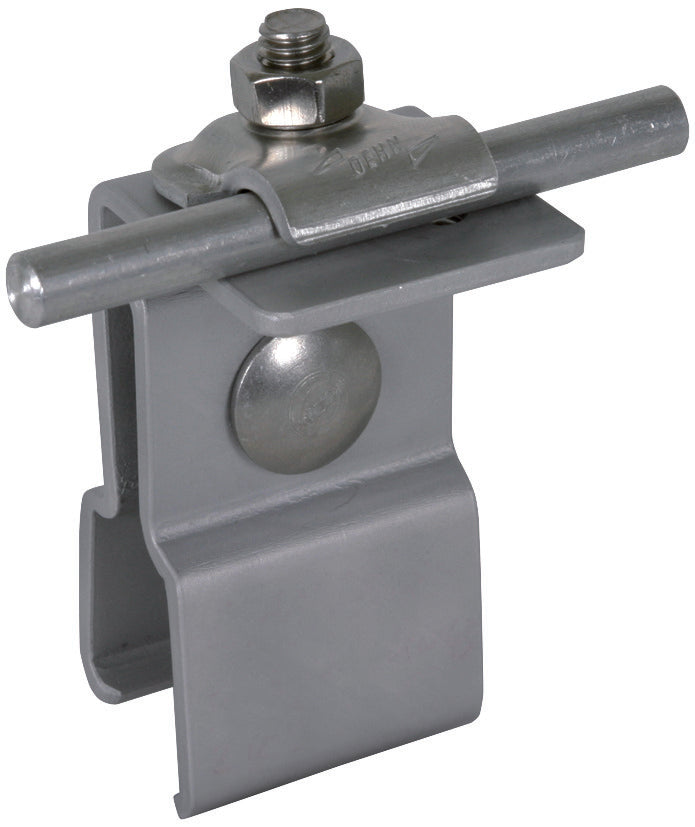 Support de conducteur de toit en aluminium Dehn pour toits en tôle Rd 6-10mm - 223070