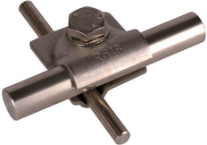 Dehn MV Clamp 8-10/16mm Acier Inoxydable Avec Vis Hexagonale - 392059