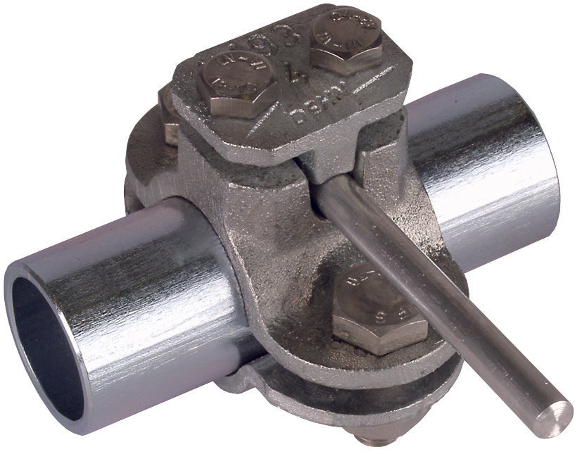 Dehn Collier de mise à la terre D 48mm avec collier de raccordement Rd 4-10mm - 407112