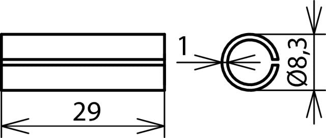 Dehn Cupal Sleeve Al Inside Cu 25mm L 29mm - 562250 [2 pieces]