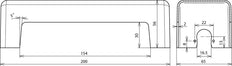 Couvercle Dehn pour barre de liaison équipotentielle R15 - 563015
