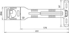 Kit d'outils de dénudage de conducteurs Dehn HVI Strip 20 - 597220