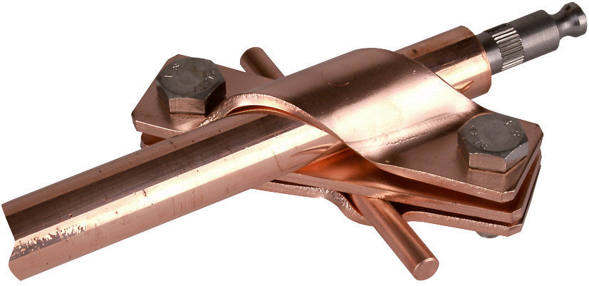 Dehn Support de connexion pour tiges de terre CU D 20mm FL40 - 620017