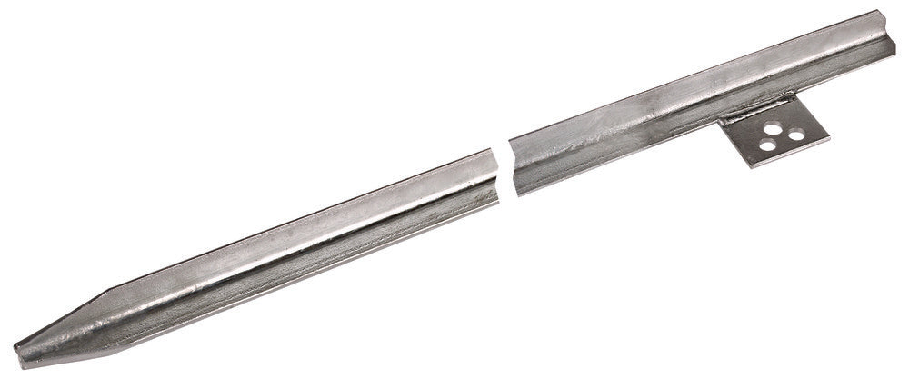 Dehn Profiled Earth Rod 50x50x3mm 1000 L STTZN Connection Bores - 635100
