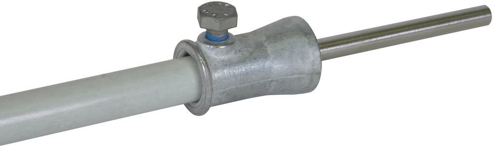 Dehn Fixing Adapter D 16mm Straight ZDC/StSt For Dehniso - 106340