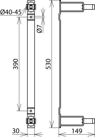 Dehn HV P ST D40 45 Détecteur de tension Dispositif de stockage - 700008