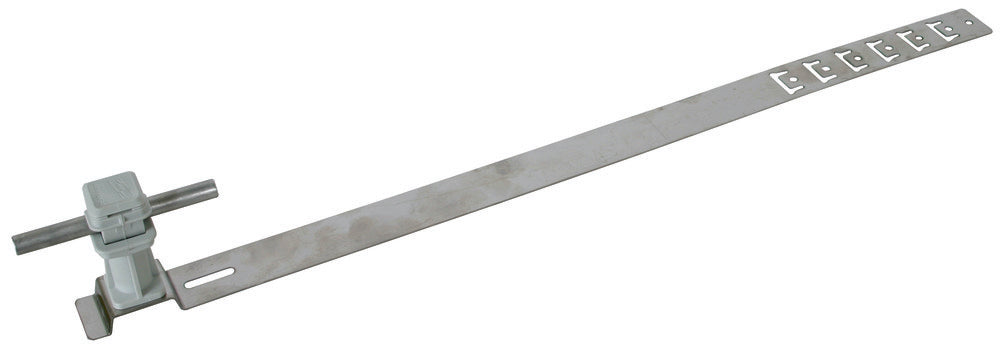 Dehn Support de conducteur de toit UNIsnap StSt Plastique Gris H36 Rd8 - 204199