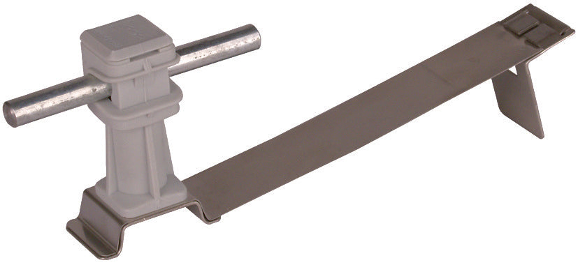 Dehn Support de conducteur de toit Flexisnap Acier inoxydable Gris - 204937 [2 pièces]