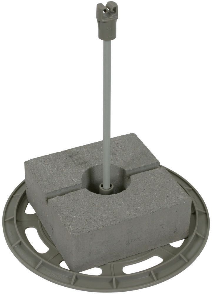 DEHN DLH 8 H435 D300 BS Set avec plaque de base et bloc de béton - 253125