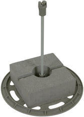 DEHN DLH 8 H435 D300 BS Set avec plaque de base et bloc de béton - 253125
