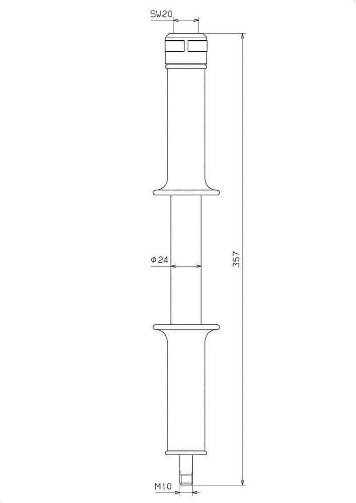 Poignée de mise à la terre Dehn pour l'insertion des cartouches de mise à la terre - 745400