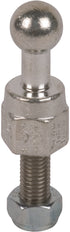 Pointe à bille fixe de Dehn avec boulon fileté et écrou M12x25mm - 755225
