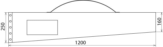 Sac en cuir artificiel Dehn 1200x250x160mm - 766601