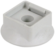 Dehn Base en plastique pour conducteurs et porte-cannes Gris - 276016 [10 pièces]