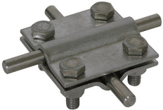 Dehn Cross Unit Stainless Steel For 2x Round 8-10mm Dimension 60x60mm - 318219