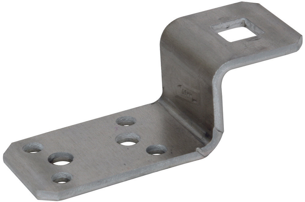 Dehn Patte de fixation en forme de Z en aluminium avec trous de rivetage ou de vissage - 377005 [5 pièces]