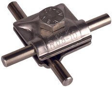 Dehn MV Clamp StSt For RD 8-10mm With Hexagon Screw Kit - 390059