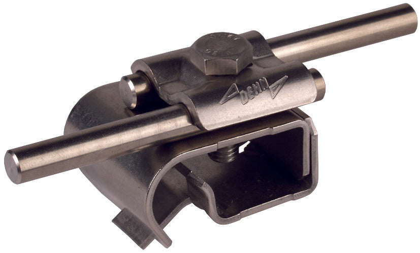 Collier de gouttière Dehn en acier inoxydable avec double taquet - 339059