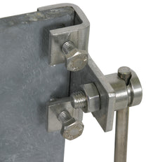 Dehn Clamp StSt Type Horizontal Pour Profilés Avec Connecteur KS - 372229