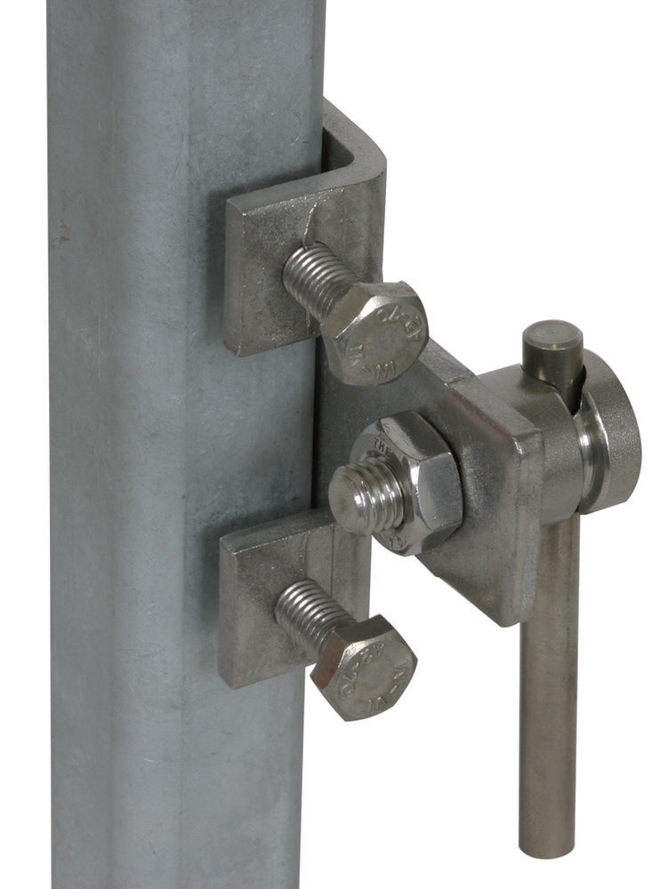 Collier de serrage Dehn en acier inoxydable de type horizontal avec connecteur KS - 372259