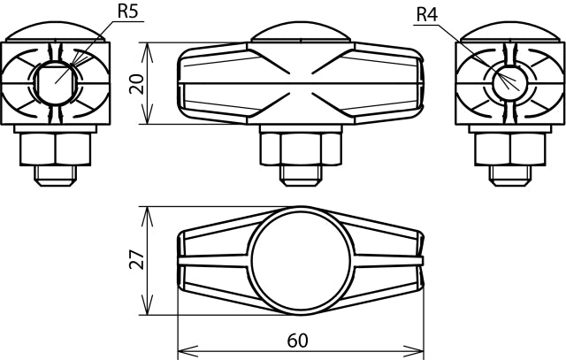 Dehn ES Pince de déconnexion ZDC Pour Rd 8/10mm - 463010