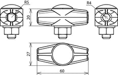 Dehn ES Pince de déconnexion ZDC Pour Rd 8/10mm - 463010