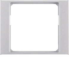 Hager Berker Anneau d'adaptation pour plaque centrale 50x50mm Aluminium K5 - 11087103 [2 pièces]