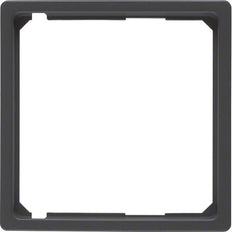 Hager Berker Anneau intermédiaire pour plaque centrale fourmi velours - 11096086 [5 pièces]