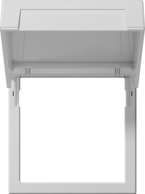 Système de cadre de montage Gira 55 gris avec plaque de recouvrement - 2658015