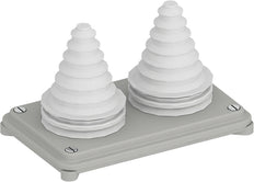 ABB ZW455 Plaque à bride avec 2 passe-câbles 14-68mm - 2CPX039512R9999