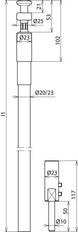 Dehn HVI Conductor For Tube Inside Stranded Preassembled 20mm Cu Black - 819220