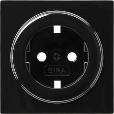 Gira Cover for Socket Outlet S-Color Black - 092047