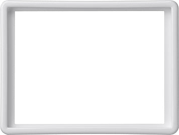 Gira S-Color Pure White Double Socket Cover Frame - 093440 [2 pieces]