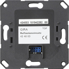 Bouton d'appel de communication de porte Gira Basic Element - 143900