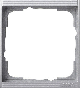 Gira Event 1-Module Cadre intermédiaire aluminium - 146126 [2 pièces]