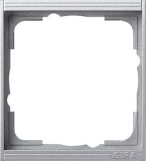 Gira Event 1-Module Cadre intermédiaire aluminium - 146126 [2 pièces]