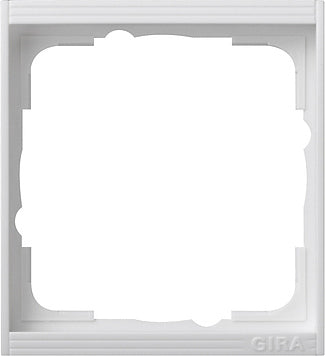 Gira Event Cadre intermédiaire simple blanc pur mat - 146127 [5 pièces]