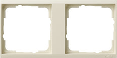 Gira Event Cadre transparent à 2 voies blanc crème - 1462721 [2 pièces]