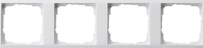 Cadre intermédiaire Gira 4 modules Event blanc pur mat - 146427