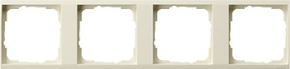 Gira Event Cadre transparent à 4 voies blanc crème - 1464721
