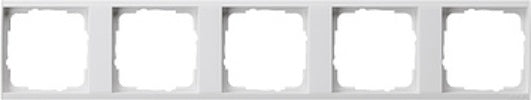 Gira Event Cadre intermédiaire à 5 voies Blanc pur mat - 146527