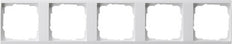 Gira 5-Fold Event Cadre transparent intermédiaire blanc - 1465723