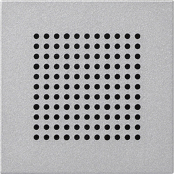 Gira Couvercle de système de haut-parleurs 55 Aluminium - 248326