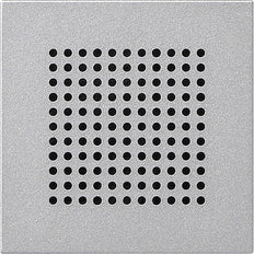 Gira Couvercle de système de haut-parleurs 55 Aluminium - 248326