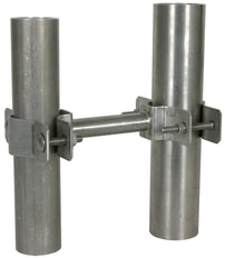 Dehn Stainless Steel Fixing Clamp For Tubes D40/45-65mm With Spacer L95mm - 105162