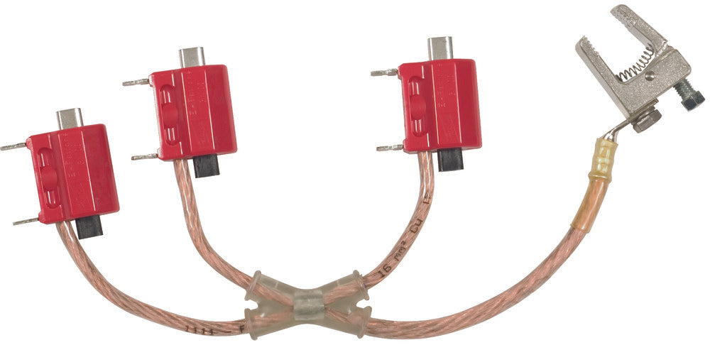 Dispositif de mise à la terre tripolaire de Dehn pour court-circuit TI 16MM - V1RC3P2