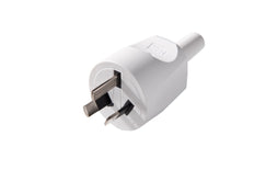 Martin Kaiser Type I White Australian Plug 10 Amp With Earthing Contact - 524N/kws [40 Pieces]