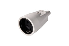 Martin Kaiser PVC Mains Line Socket With Earthing Grey - 551/GR [20 Pieces]