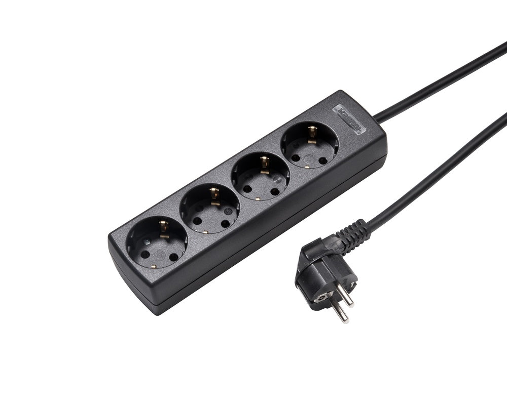 Martin Kaiser 4-Way Socket With Grounding and 5m Cable - 1048ZL5-15W/sw [8 Pieces]