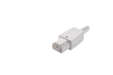 MK Martin Kaiser C13 Appliance Plug Earthing Contact Arctic White - 794/kws [25 Pieces]